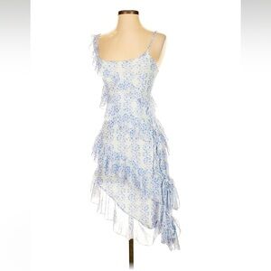 Princess Polly Sz Sm fluttery sweet dress! Light lavender and white.